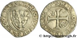 CHARLES VI LE FOU OU LE BIEN AIMÉ Demi-blanc dit &nbsp;demi-guénar&nbsp; n.d. Troyes