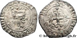 DAUPHIN CHARLES, RÉGENT - MONNAYAGE AU NOM DE CHARLES VI Gros dit &nbsp;florette&nbsp; n.d. Angers