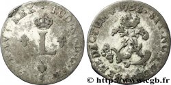 LOUIS XV DIT LE BIEN AIMÉ Double sol de billon 1758 Paris