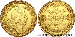 LOUIS XIV LE GRAND OU LE ROI SOLEIL Double louis d&nbsp;or aux quatre L 1699 Tours