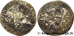 HENRI II Double sol Parisis, ou six blancs ou  gros de Nesle  1550 Paris, Moulin de Nesle