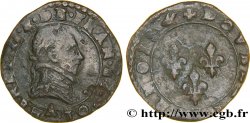 LA LIGUE. MONNAYAGE AU NOM D&nbsp;HENRI III Double tournois n.d. Paris TB