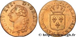 LOUIS XVI Sol dit &nbsp;à l&nbsp;écu&nbsp; 1791 Bordeaux TTB+