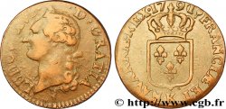 LOUIS XVI Sol dit &nbsp;à l&nbsp;écu&nbsp; 1791 Bordeaux TTB