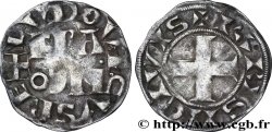 LOUIS VII LE JEUNE Denier parisis, 4e type n.d. Paris TTB
