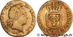 LOUIS XV DIT LE BIEN AIMÉ Liard dit &nbsp;à la vieille tête&nbsp; 1769 Besançon