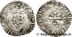 BURGONDY - COINAGE AT THE NAME OF CHARLES VI  THE MAD  OR  THE WELL-BELOVED  Gros dit  florette  n.d. Châlons-en-Champagne
