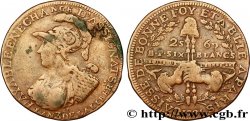 REVOLUTION COINAGE Six blancs de Montagny 1791 s.l.