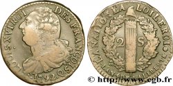 LOUIS XVI (MONARQUE CONSTITUTIONNEL)  2 sols dit  au faisceau , type FRANÇOIS 1792 Perpignan