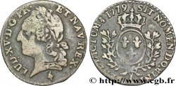 LOUIS XVI Vingtième d&nbsp;écu aux branches d&nbsp;olivier, buste lauré 1779 Paris TB