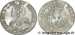 LOUIS XV DIT LE BIEN AIMÉ Écu aux branches d&nbsp;olivier, buste habillé 1727 Amiens TTB/TB+