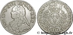 LOUIS XV DIT LE BIEN AIMÉ Écu aux branches d&nbsp;olivier, buste habillé 1726 La Rochelle  TTB