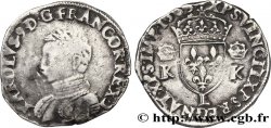 CHARLES IX Teston, 4e type 1565 Bayonne