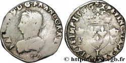 CHARLES IX Demi-teston, 4e type 1566 Bayonne