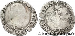 LORRAINE - DUCHÉ DE LORRAINE - HENRI II Quart de franc au col plat 1591 Saint-Lizier