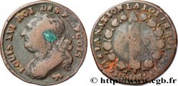 LOUIS XVI (MONARQUE CONSTITUTIONNEL)  12 deniers dit  au faisceau , type FRANÇOIS 1793 Pau