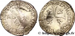 HENRI III Douzain aux deux H, 2e type 1577 Nantes