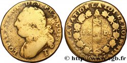 LOUIS XVI (MONARQUE CONSTITUTIONNEL)  12 deniers dit  au faisceau , type FRANÇOIS 1792 Saumur