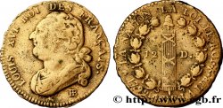 LOUIS XVI (MONARQUE CONSTITUTIONNEL)  12 deniers dit &nbsp;au faisceau&nbsp;, type FRANÇAIS 1792 Strasbourg