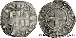 LOUIS VII THE YOUNG Denier parisis n.d. Paris VF
