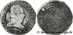 HENRY III Franc au col plat 1577 Rouen