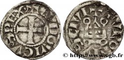 LOUIS VIII LE LION ET PREMIÈRE PARTIE DU RÈGNE DE LOUIS IX Denier tournois n.d. s.l.
