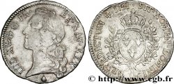 LOUIS XV DIT LE BIEN AIMÉ Écu aux branches d’olivier, tête ceinte d’un bandeau 1751 Perpignan TB+