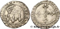 HENRI III. MONNAYAGE AU NOM DE CHARLES IX Double sol parisis, 1er type 1575 Montpellier