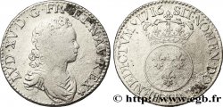 LOUIS XV DIT LE BIEN AIMÉ Demi-écu dit &nbsp;vertugadin&nbsp; 1716 Amiens TB