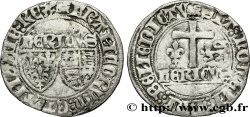 HENRY VI DE LANCASTRE - ROI DE FRANCE (1422-1453) - ROI D&nbsp;ANGLETERRE (1422-1461) et (1470-1471) Blanc aux écus n.d. Rouen