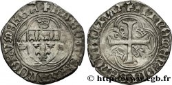CHARLES VIII Blanc à la couronne n.d. Poitiers TTB
