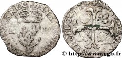 HENRI IV LE GRAND Douzain aux deux H, 2e type 1594 Lyon