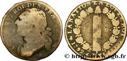 LOUIS XVI 12 deniers dit  au faisceau , type FRANÇOIS 1792 Paris