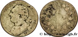 LOUIS XVI (MONARQUE CONSTITUTIONNEL)  12 deniers dit  au faisceau , type FRANÇOIS 1792 Lyon