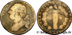 LOUIS XVI 12 deniers dit  au faisceau , type FRANCOIS 1792 Dijon