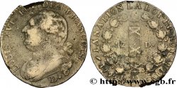 LOUIS XVI (MONARQUE CONSTITUTIONNEL)  12 deniers dit  au faisceau , type FRANCOIS 1792 Dijon