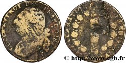LOUIS XVI (MONARQUE CONSTITUTIONNEL)  12 deniers dit &nbsp;au faisceau&nbsp;, type FRANÇOIS 1792 Limoges AB