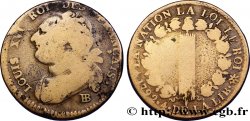 LOUIS XVI (MONARQUE CONSTITUTIONNEL)  12 deniers dit &nbsp;au faisceau&nbsp;, type FRANÇAIS 1792 Strasbourg B