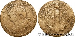 LOUIS XVI (MONARQUE CONSTITUTIONNEL)  6 deniers dit &nbsp;au faisceau&nbsp;, type FRANÇOIS 1792 Limoges B