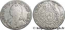 LOUIS XV DIT LE BIEN AIMÉ Écu aux branches d&nbsp;olivier, buste habillé 1726 Paris B+