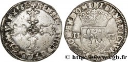 HENRI IV LE GRAND Quart d écu, croix feuillue de face 1600 Bayonne