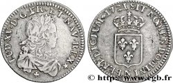 LOUIS XV DIT LE BIEN AIMÉ Sixième d&nbsp;écu de France 1721 Montpellier TB+/TTB