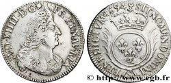LOUIS XIV LE GRAND OU LE ROI SOLEIL Demi-écu aux palmes 1694 Reims TB+