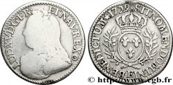 LOUIS XV DIT LE BIEN AIMÉ Cinquième d&nbsp;écu aux branches d&nbsp;olivier, buste habillé 1729 Tours B/TB