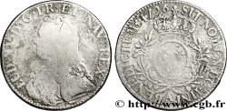 LOUIS XV DIT LE BIEN AIMÉ Écu aux branches d&nbsp;olivier, buste habillé 1726 Paris B