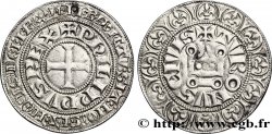 PHILIPPE III LE HARDI ET PHILIPPE IV LE BEL - MONNAYAGE COMMUN (à partir de 1280) Gros tournois à l&nbsp;O rond n.d. s.l.