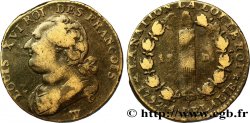 LOUIS XVI (MONARQUE CONSTITUTIONNEL)  12 deniers dit &nbsp;au faisceau&nbsp;, type FRANCOIS 1792 Lille TB