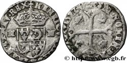 HENRI IV LE GRAND Douzain du Dauphiné aux deux H, 2e type 1597 Grenoble TB