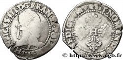 HENRI III Franc au col plat 1584 Angers