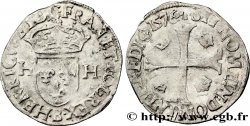 HENRI III Douzain aux deux H, 1er type 1576 Rouen